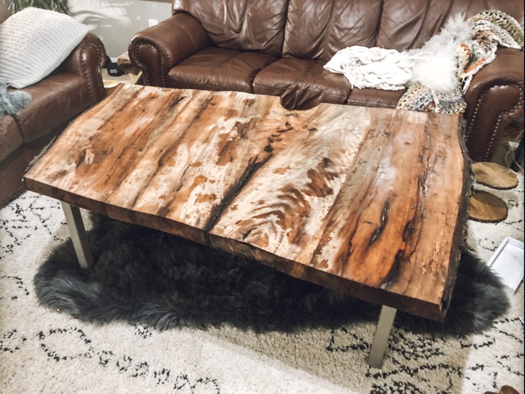 Live Edge Coffee Table - The DIY Vibe