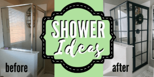 stand up shower - The DIY Vibe