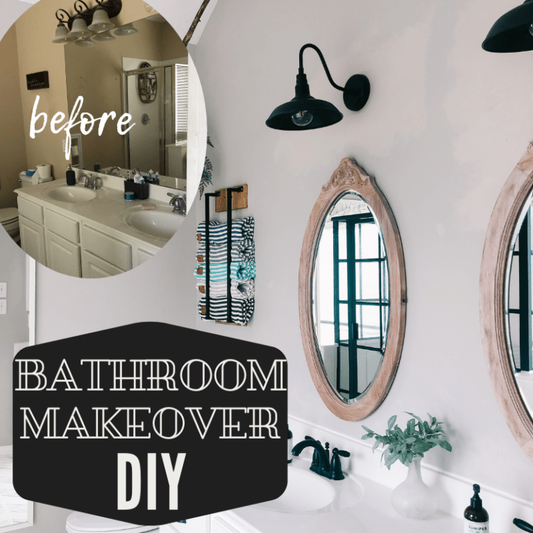 Bathroom Makeover Diy Featured Image 768x768 