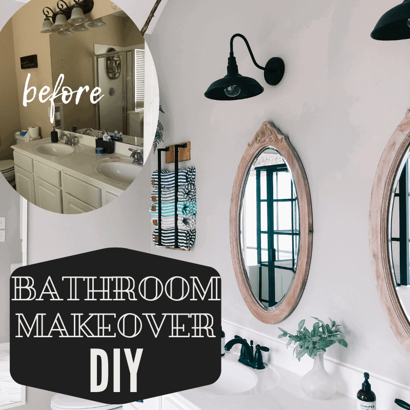 Jaw-Dropping Small Bathroom Makeover for $500 - The DIY Vibe