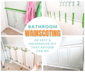 Simple Bathroom Wainscoting DIY in 10 Steps - The DIY Vibe